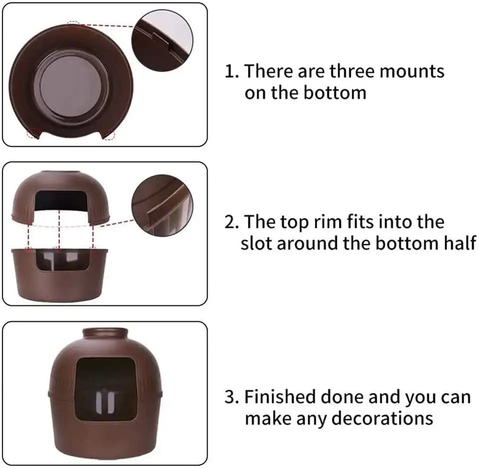 Hot Sale Pet Stuff Hidden Cat Litter Box Covert Large semi-enclosed Cat litter box Pet Toilet