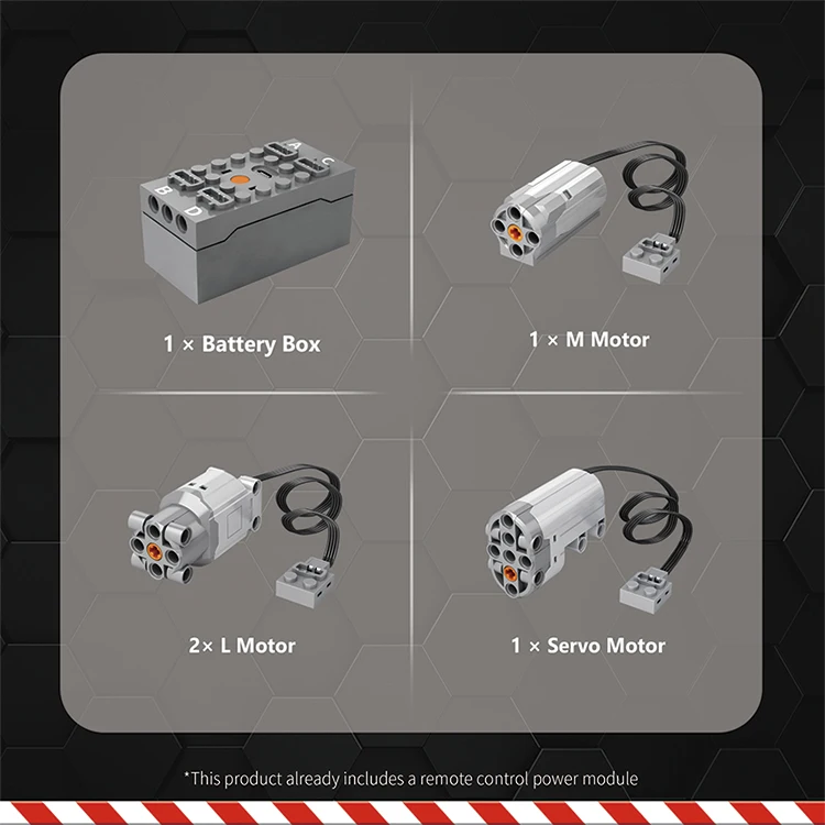 4 In 1 Remote Control Hook Crane Truck Model Block Assembled Truck Building Blocks Brick Toys For Adult Gift