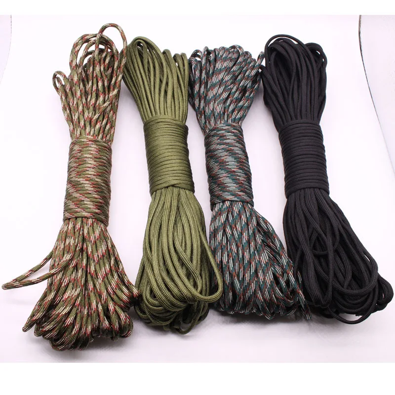 31m Terylene DIY Paracord Hand-Woven Paracord Survival Outdoor Adventure Camping Mountain Climbing Woven Hand Rope