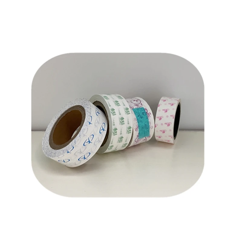 Silicone release paper  single side printing company logo for sanitary napkin making