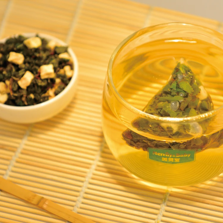 
OEM Customized kraft paper bags Packaging Peach Oolong Tea for Taiwan bubble tea 