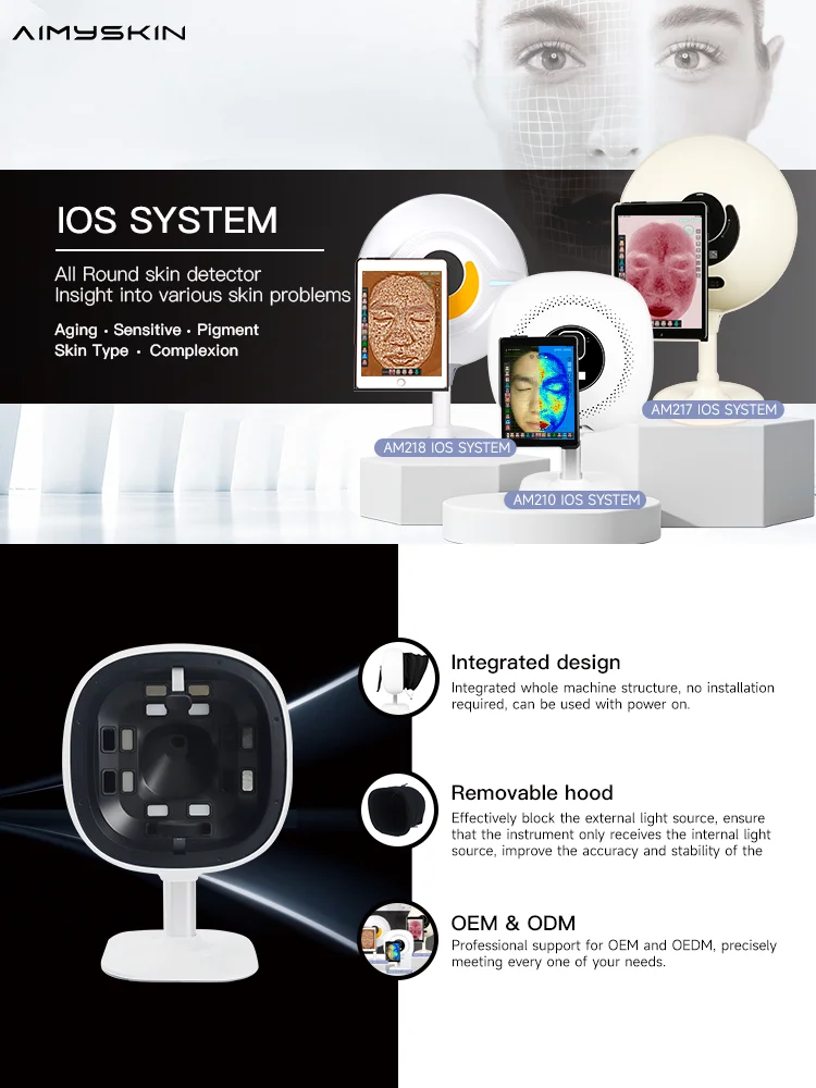 2024 New  Technology Five-Color Spectrum Skin Analyzer