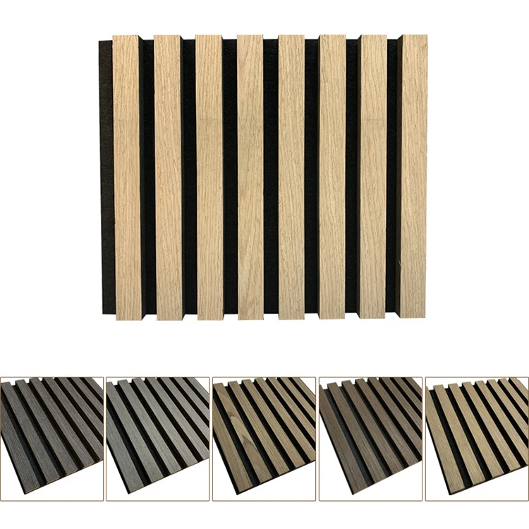 China Hot Selling Decor Apartment Wall And Ceiling Sound Absorbing Grille And Wood Slat Acoustic Panels