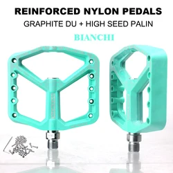 Spot Hot Sale RACEWORK MTB Bike Pedal Nylon DU+Sealed Bearing Ultralight Color Cycling Bicycle Pedals