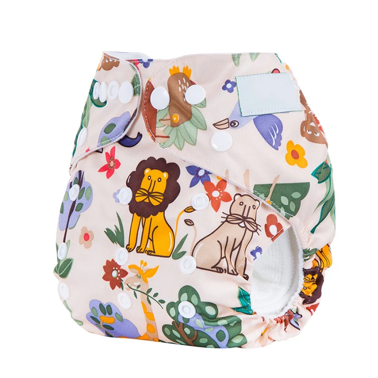 High quality washable reusable cloth diapers with charcoal inserts