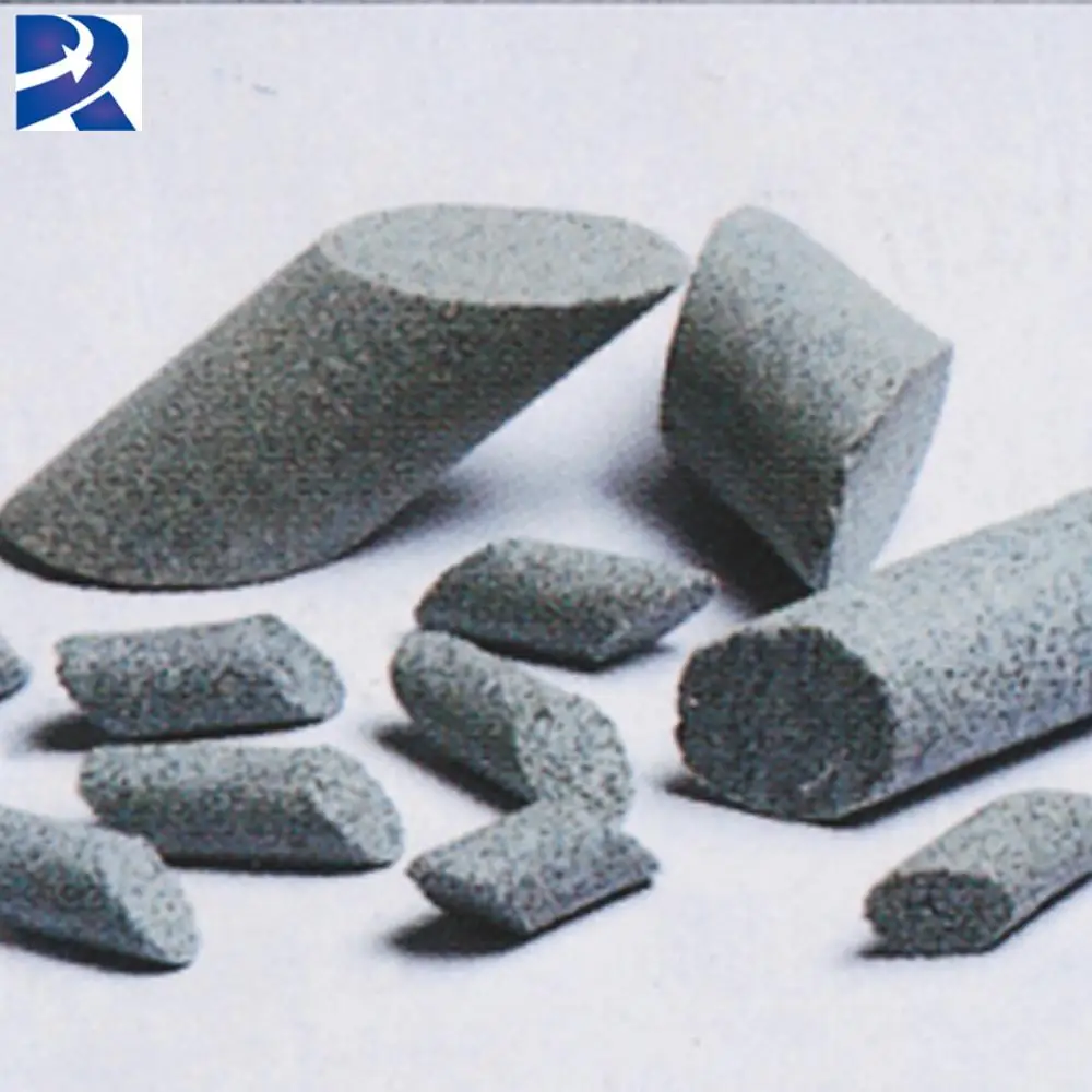 polishing ceramic media corundum deburring stone