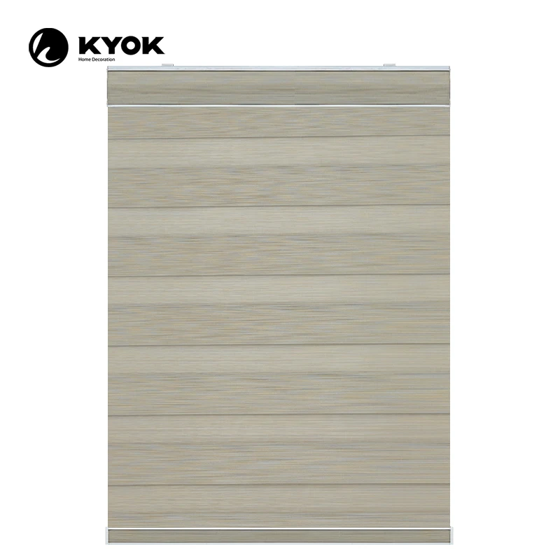 
KYOK Auto Wifi Smart Daylight Fabric Rechargeable Motor vertica Blinds Motorized Window Blinds Electric Mechanical Roller Blinds 