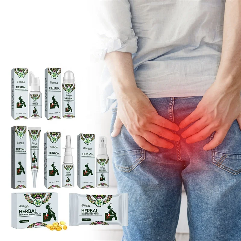 EELHOE крем-мазь для внешнего внутреннего геморроя капсулы салфетки лечения зуда кровотечения натуральный травяной геморрой спрей