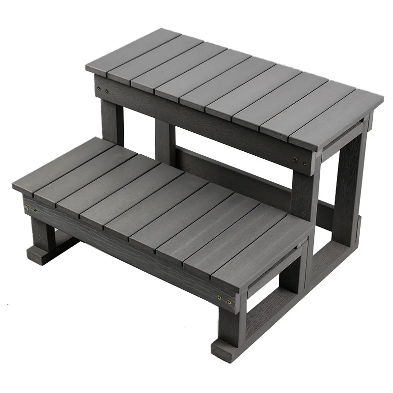 Outdoor Spa Walk-In Step Wood Hot Tub Steps Spa Stair,Spa Step