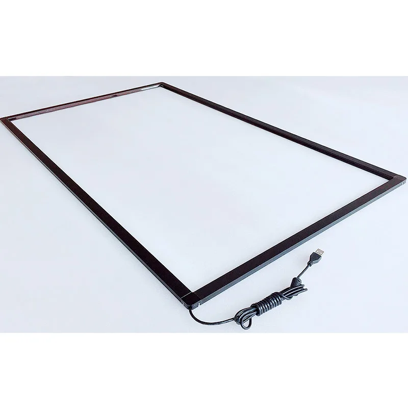 IR multi touch screen frame 21.5 infrared touch overlay kit Infrared multi-point touch panel and glass