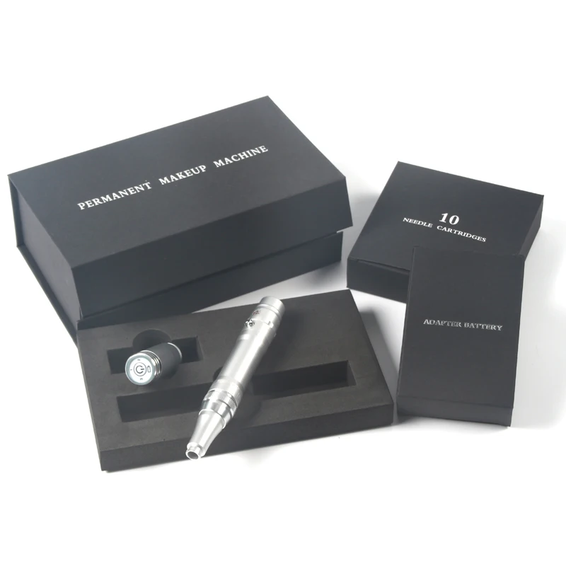 Electric Wireless Permanent Makeup Machine Set 3 Level Speed Rotary Tattoo Machine Pen For Brow Shading