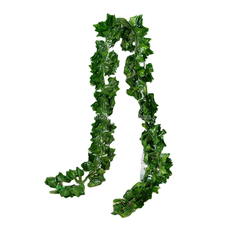 artificial vine grape leaf climbing tiger rattan ivy leaf green dill plant  green leaf ceiling decorative green plant