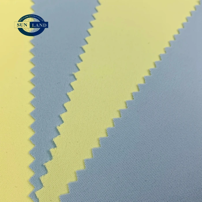 100% polyester full dull polyester and anti-uv interlock knit fabric for sportswear