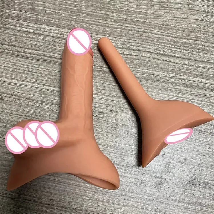 Penis Sleeve FTM Packer Strap on Penis Packer with Silicone Insert Rod 3 in1 STP Pack Play Pee