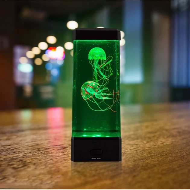Simulation Jellyfish Aquarium  Adult Toys Creative Dynamic Gift Office Home Electronics Lava lamp Jelly fish lamp