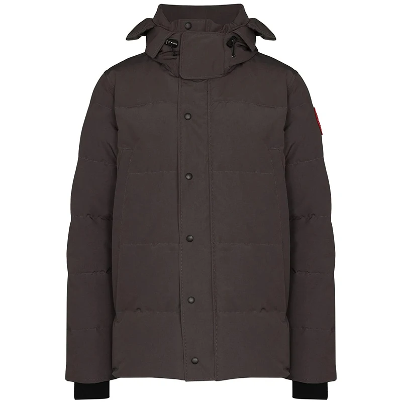 Downcontent 90% Reflective Fabric Thick Winter Coat Fill Power Hoodie Men White Duck Down Jacket