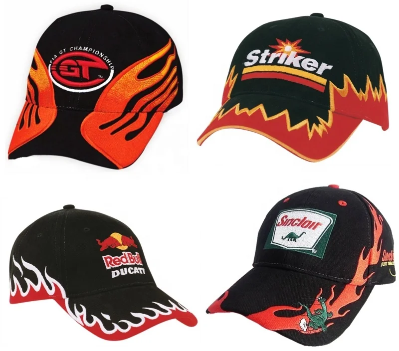 BSCI Hat Manufacturer Custom High Quality WRC Motor Racing Caps F1 Hats Dakar  NFL Nascar Caps Hats Professional Factory