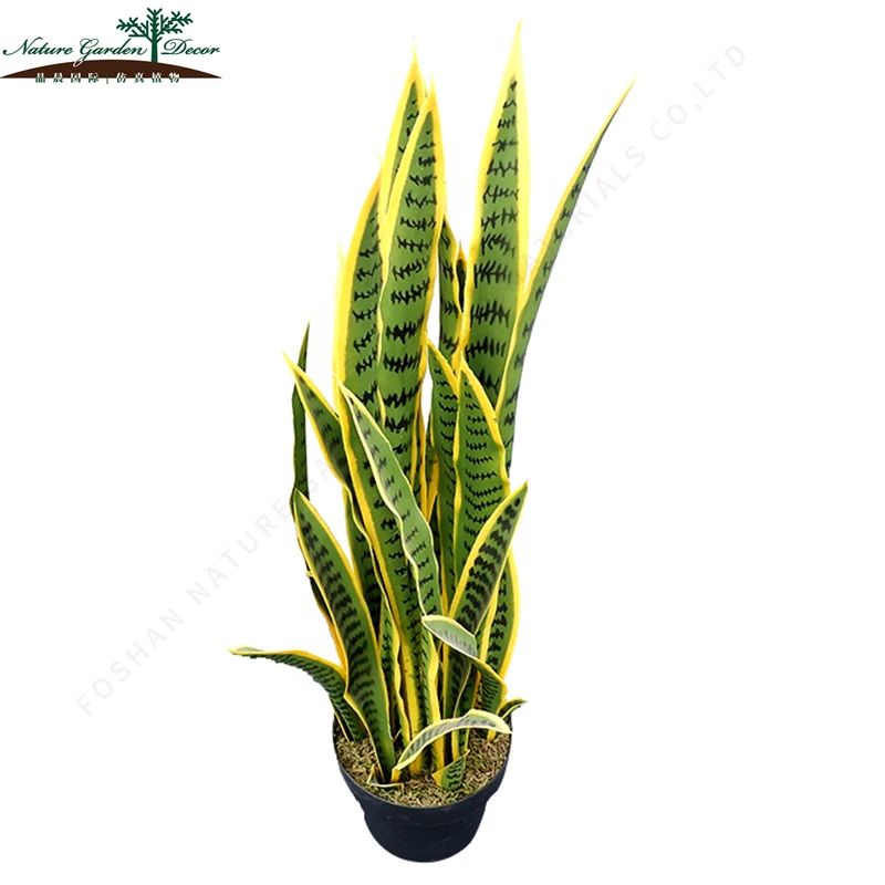 Индивидуальные Sansevieria дом дерево горшок для искусственных змеиных растений поддельные бонсай