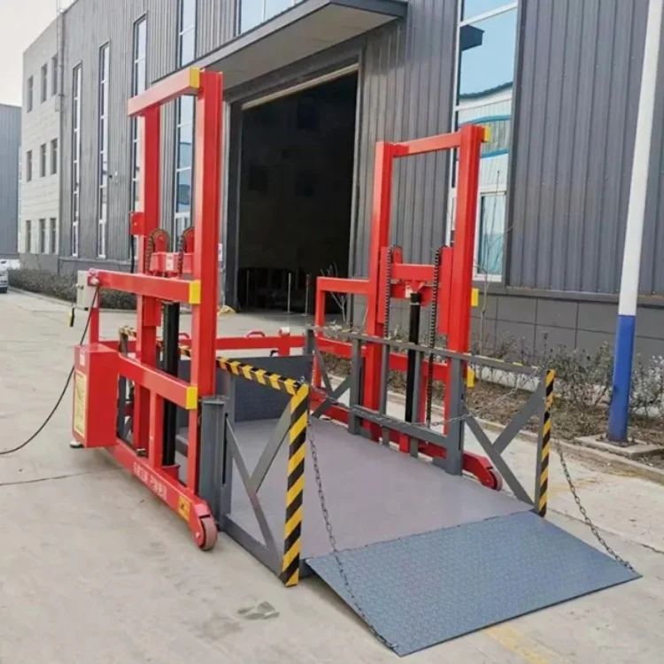 Mobile Type Truck Loading Dock Extension Lifting Platform For Container