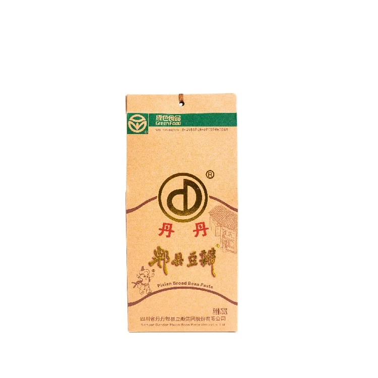 
 Оптовая продажа по лучшей цене Sichuan Sauce 750 г паста из фасоли Pixian Пряная приправа в бумажном пакете  