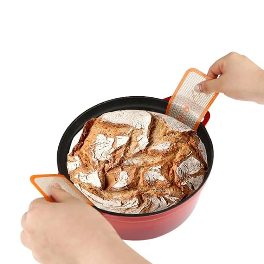 Dutch Oven Silicone Baking Mats Air Fryer Liners Home Kitchen Baking Pastry Tools Heat-Resisting Bread Baking Silicone Mats