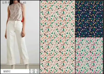 
Factory supply dress fabrics linen dress material fabric for dresses 