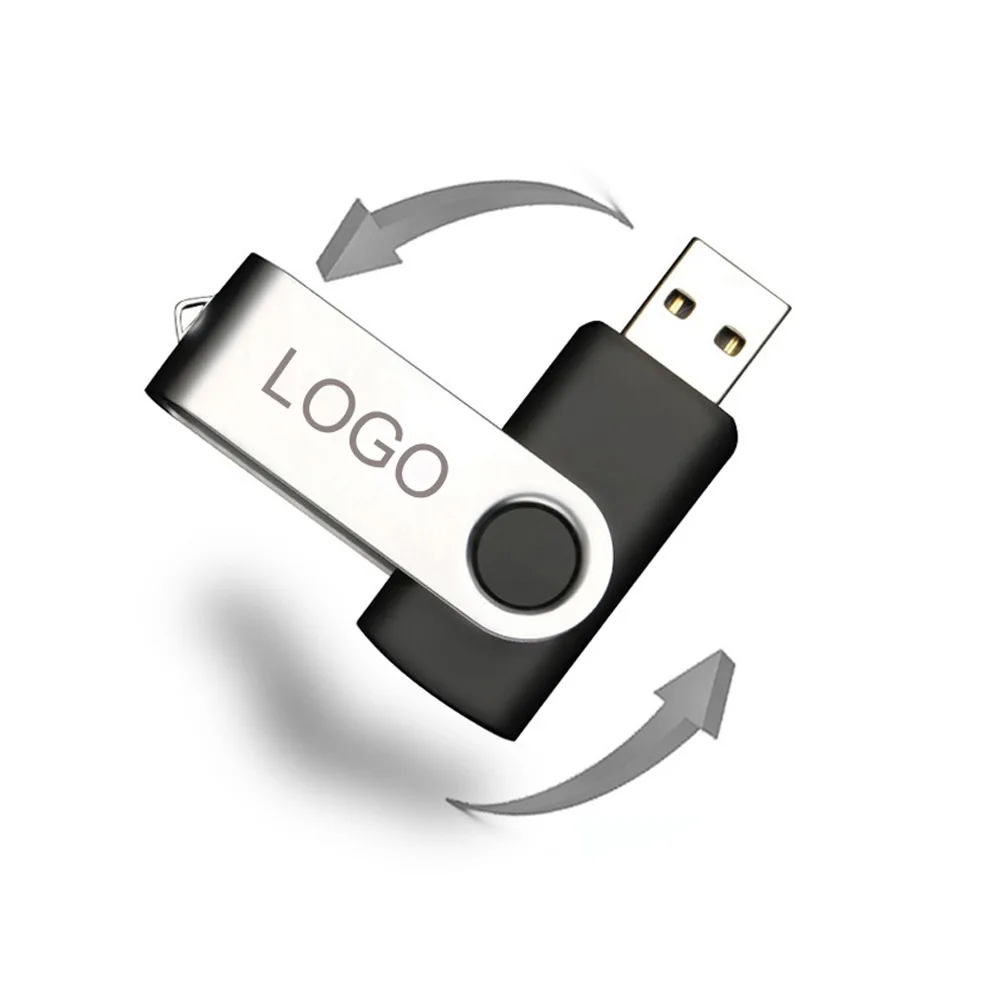 Custom USB Flash Drives  Pen Drive Stick 2GB 4GB 8GB Pendrive Swivel USB Flash Drives Portable business USB memory stick