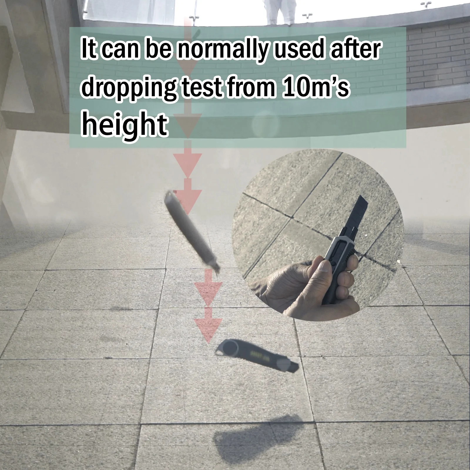 ASSIST Snap Off Heavy Duty 18mm Utility Knife Box Cutter 25kgs Locking force with  SK2 High-Carbon Steel Black Premium