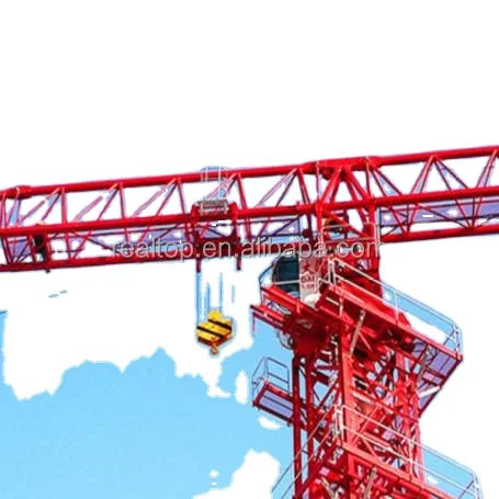 8-тонный плоский башенный кран с стрелой 60 м PT6013.8