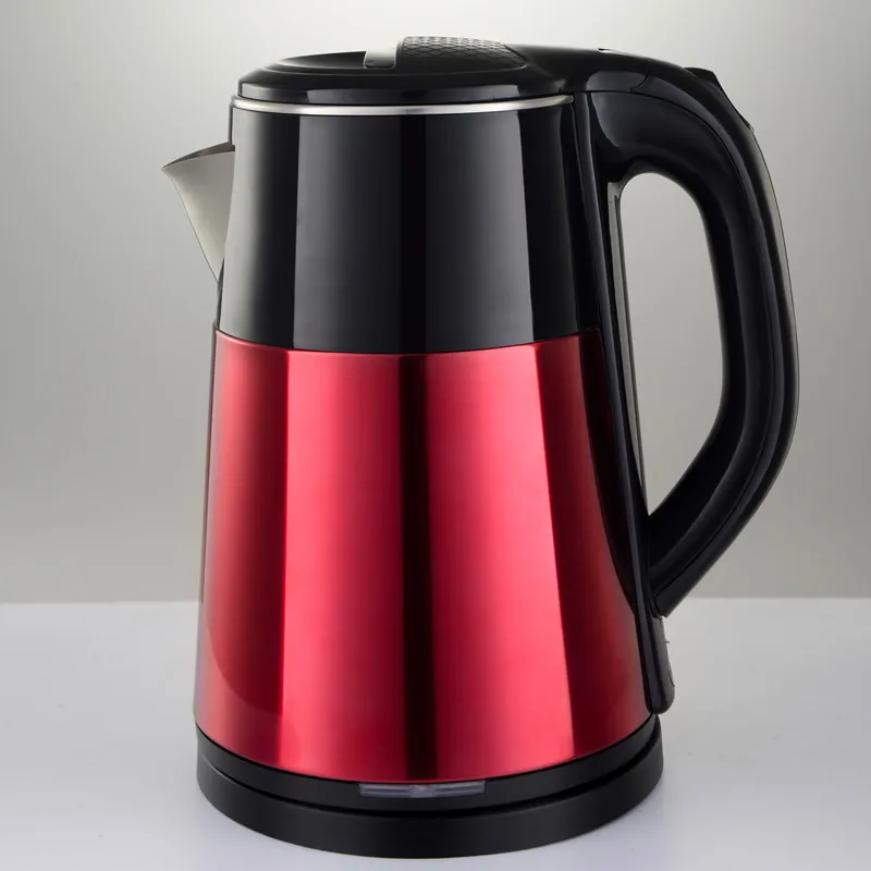 Color double-layer stainless steel electric kettle household hotel electric kettle 2.0L high-quality kettle