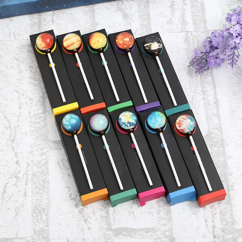 
480g Best selling Image Planet 3D Handmade Lollipop Star Lollipop 