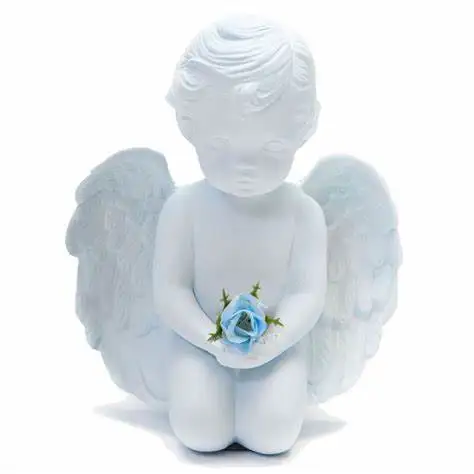 custom home decor figurine wholesale ceramic angel figurine