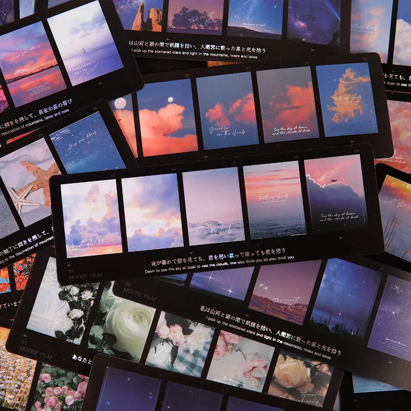 4 Style Creative Sky Stickers Fashion Decorative Sticker