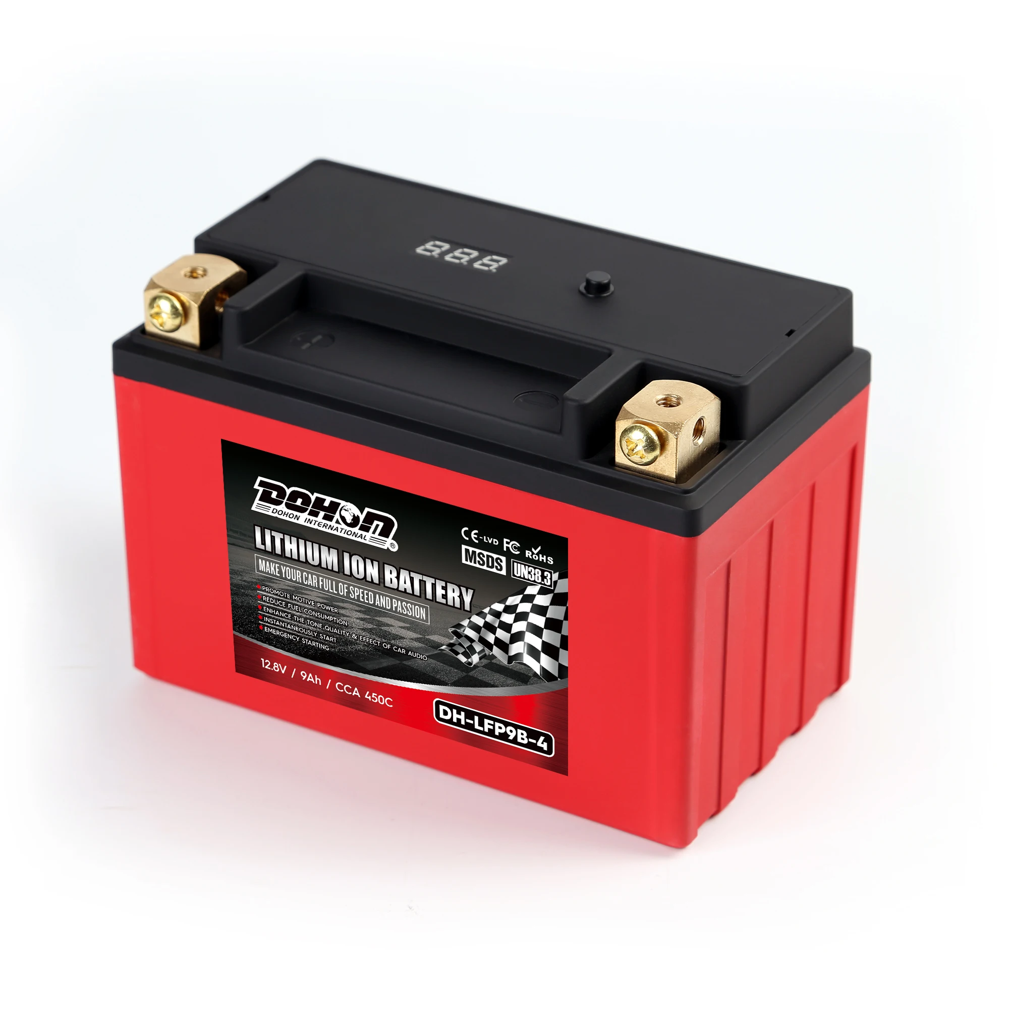 LFP9B-4 12V 5ah Sealed Maintenance-free Lead Acid start Battery 12V5  MOTORCYCLE