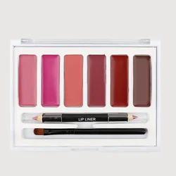 Lip Liner Waterproof Organic Vegan Lip Liner And Gloss Set Custom Nude Lip Pencil Liner