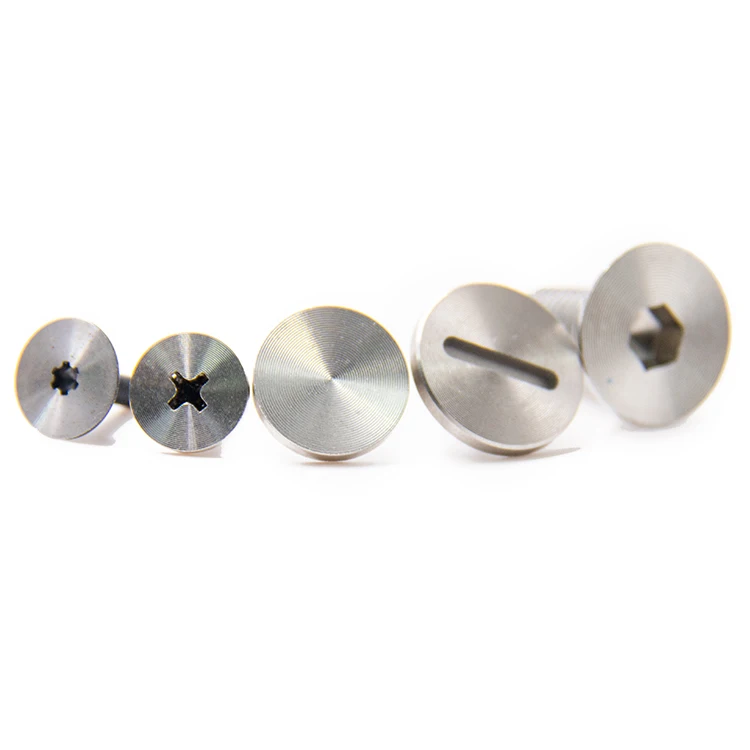 CD pattern screw Black PVD M2 M3 M4 M5 M6 Flat Torx head CD pattern head screws High Precision screw