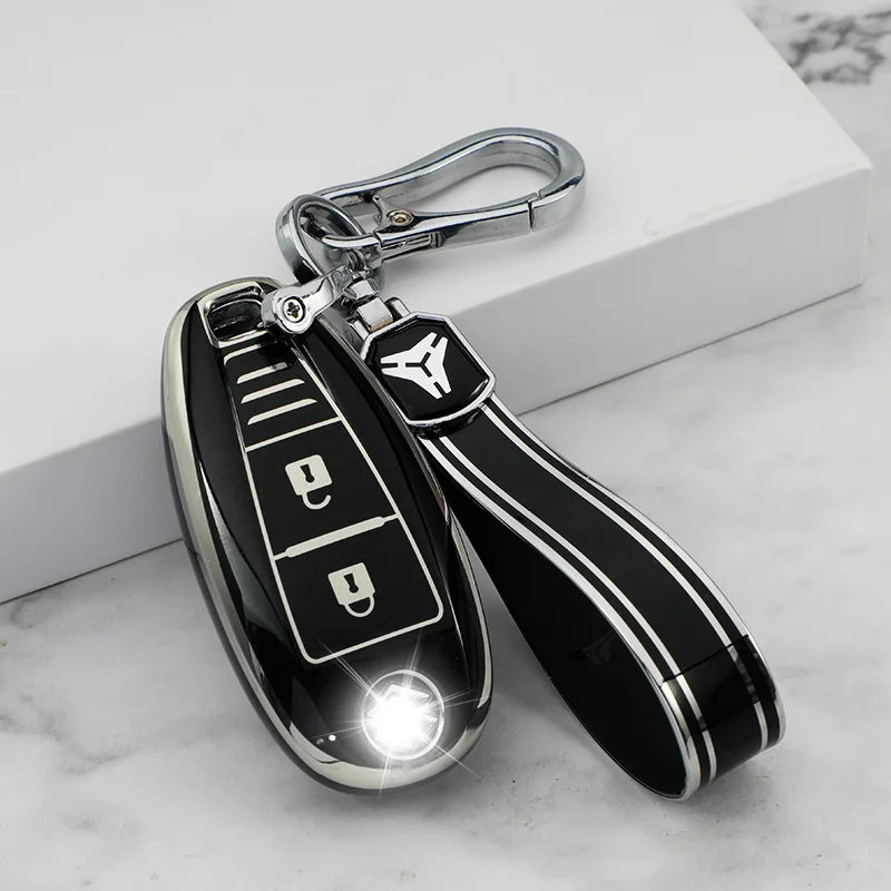 Sliver-Edge 3 Button Smart Key Cover for Suzuki Swift Kizashi SX4 Vitara Jimny Accessories Keyless Key Case