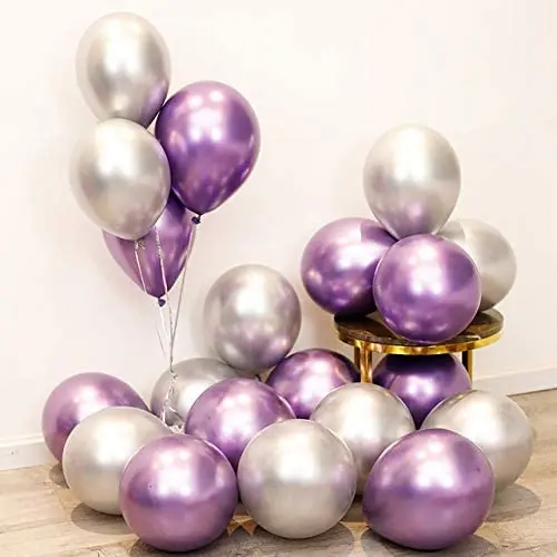 Glossy Metal Balloons 10inch  Pearl Latex Balloons Thick Chrome Metallic Colors helium Air Balls Globos
