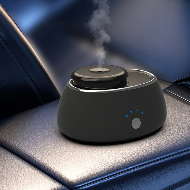 Crearoma Car Air Freshener USB-C Small Waterless Diffuser Humidifier Nebulizer Aromatherapy Car Atomizer Essential Oil Aroma