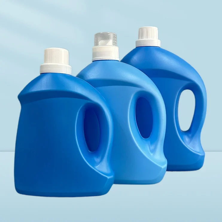 MAYSURE Customized Logo Color Plastic HDPE 1L 2L 3L 4L 5L Large Liquid Detergent Bottle Fabric Softener Washing Packaging Bottle