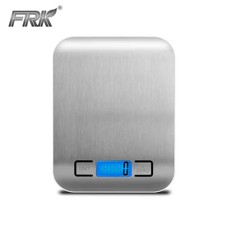 Hot Selling Digital Kitchen Food Scale Stainless Steel Platform with LCD display kitchen weight scale