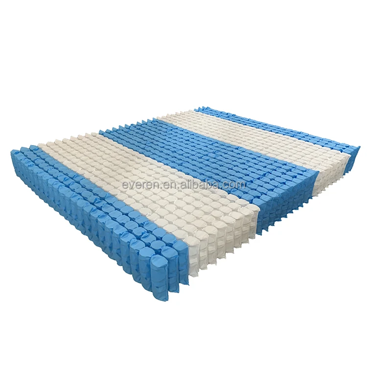 EVEREN fabric pocket spring non woven padding fabric5 Zoned Pocket Spring Unit for Bed Mattress