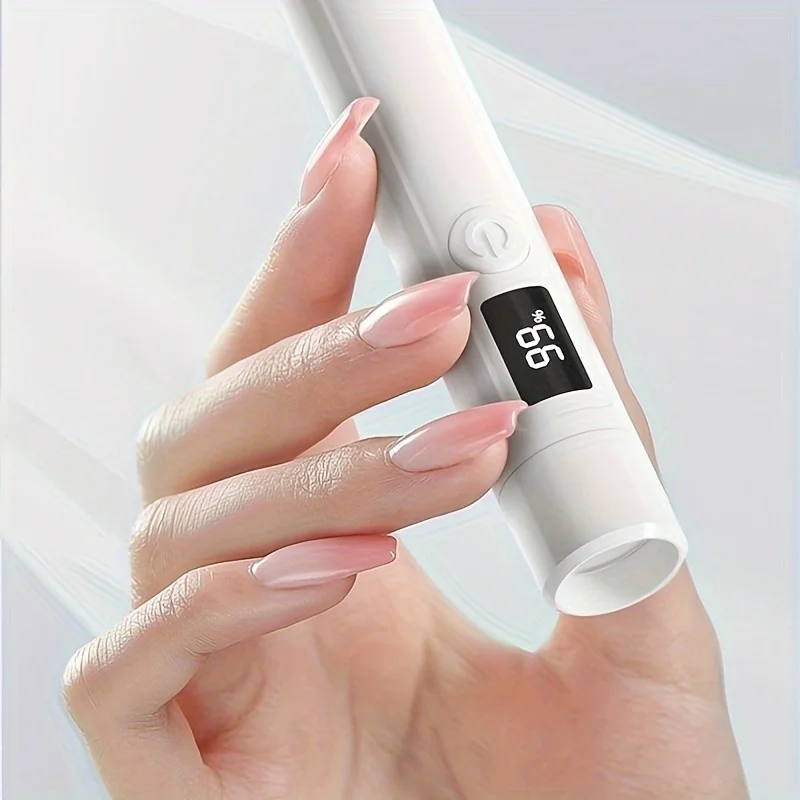 Nail Polish Uv Gel Curing Lamp China Wholesale Rechargeable Cordless Portable One-finger Mini UV Led Nail Lamp