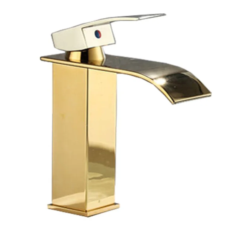 High popularity new durable luxury black and gold bathroom taps