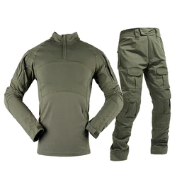 Fabric Frog Suits Militar Tactical  Jacket Pantalon Tactico Militar Multi-colour Military Combat Tactical G3 Frog Suits