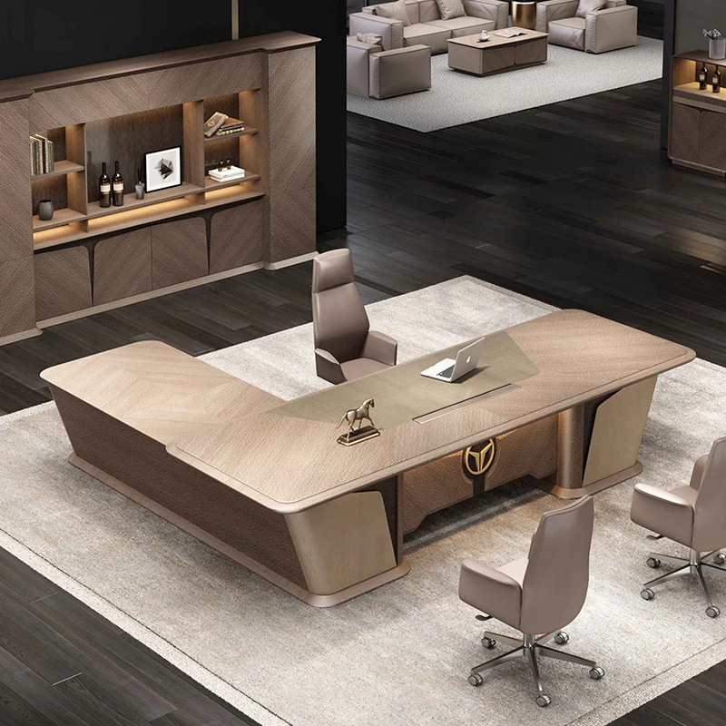 Modern Office Desk Furniture Workstation Table Designs Ceo Boss Director Executive Desk Classic Office Desk