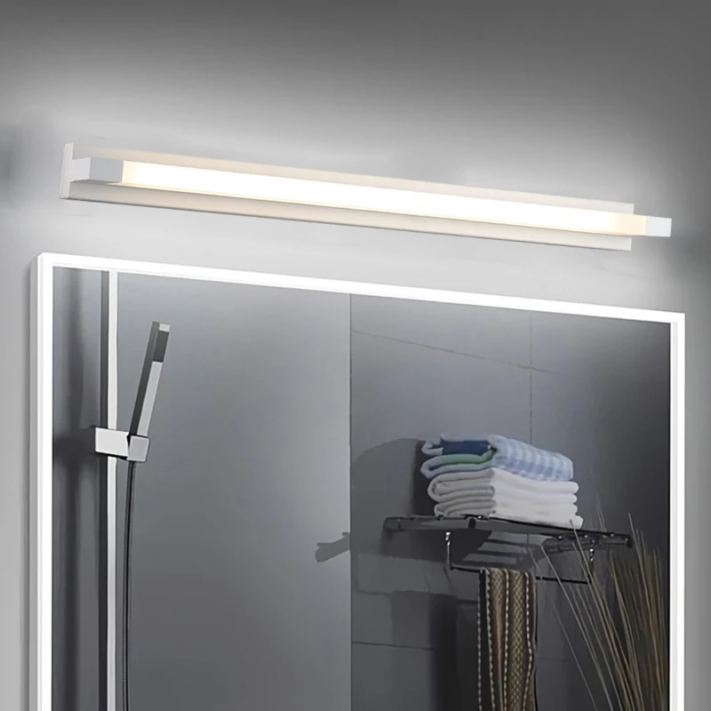 Simple Decorative Line Bar Bathroom Lamp 10W 20W 30W LED Mirror Light
