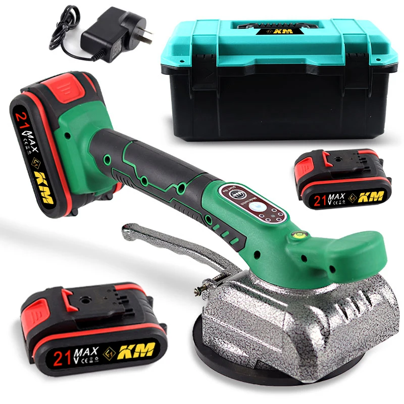 KM High Power Automatic Vibration Tiling Portable Tile Laying Machine for Tiling