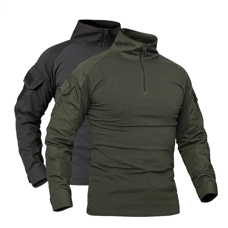 
Men Outdoor Tactical Military T shirts Sports Casual Shirts Combat Uniforms Hunting Climbing Fishing T Shirt  (1600155849615)