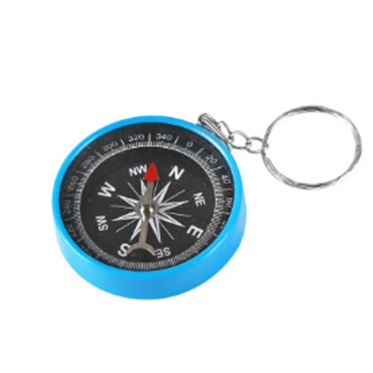 New Style Kid Toy Mini Chain Compass Outdoor Camping Adventure Compass
